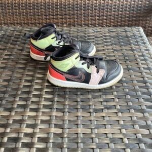 Nike Air Jordan 1 Mid sneakers, children’s size 9
